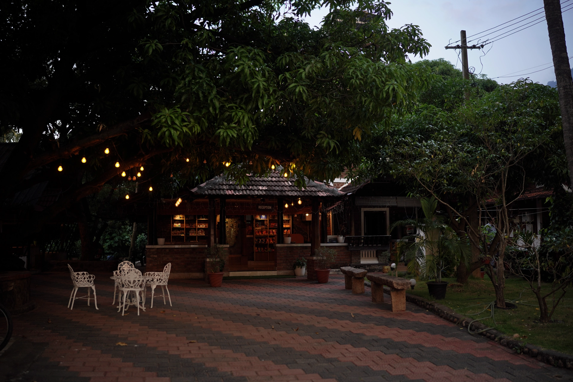 Reception of Mango village