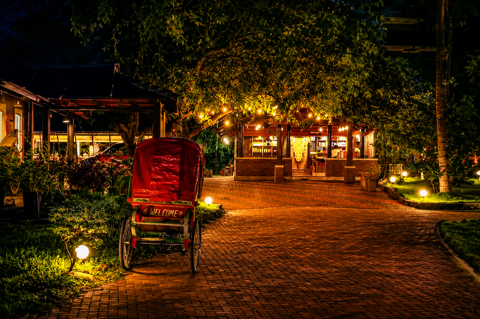 Night of mango village