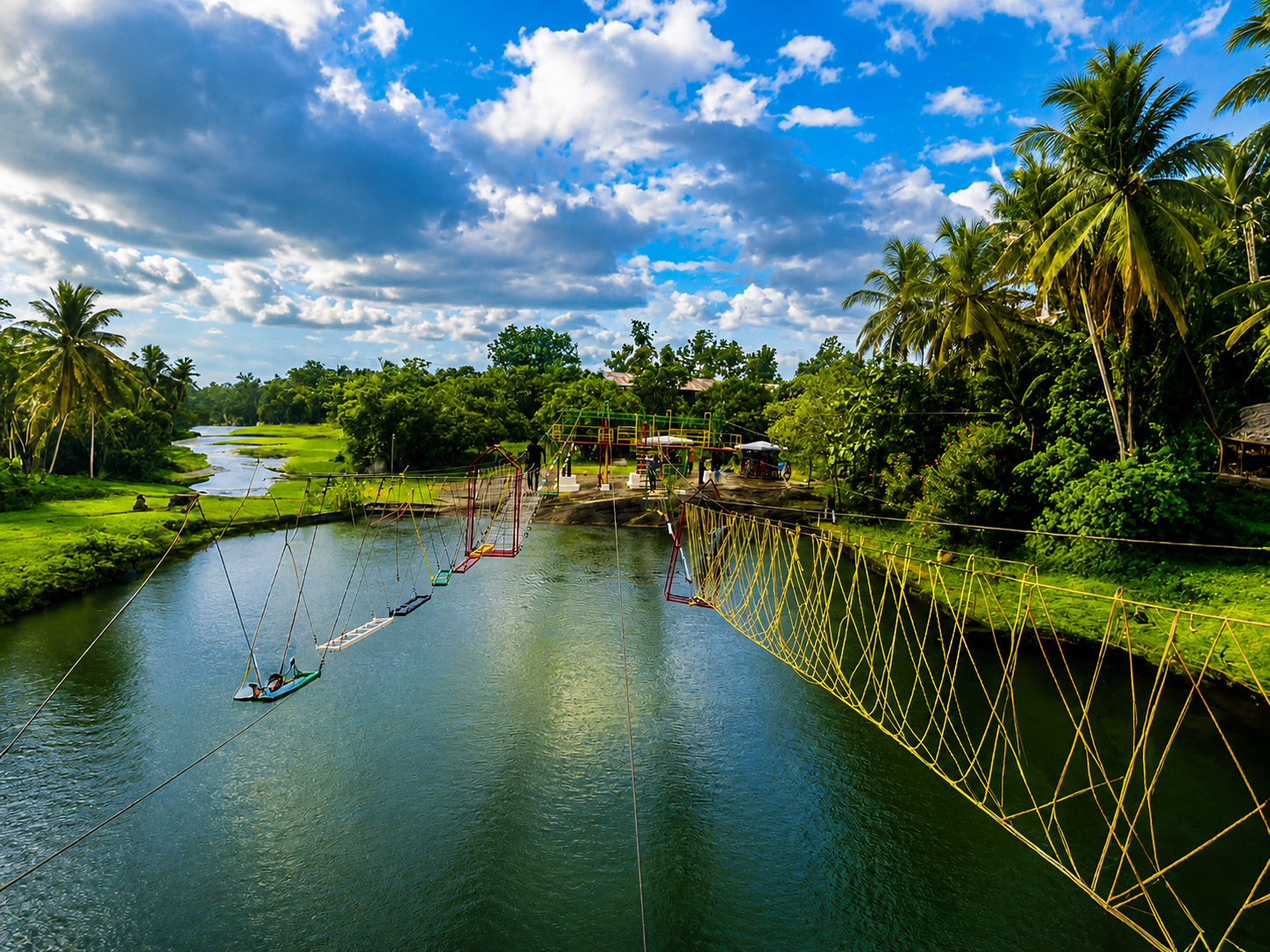 wrap activity upon pond 